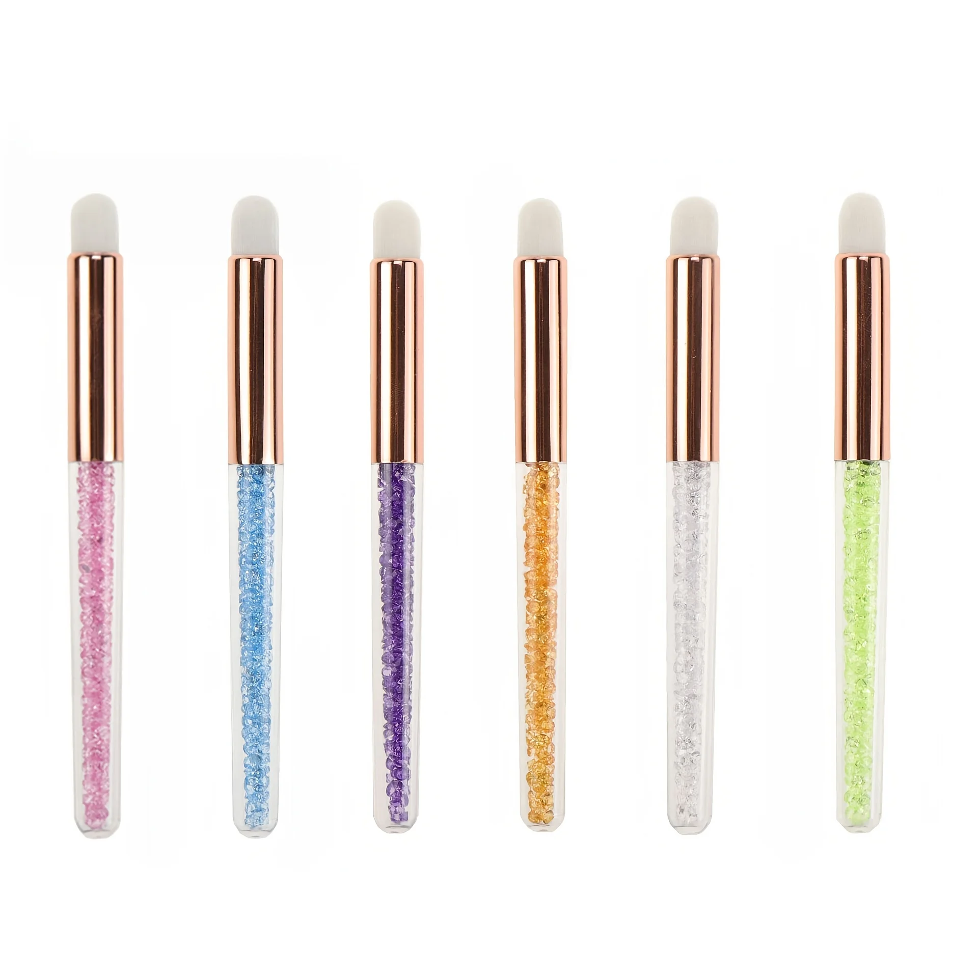 5-Pack Crystal Nose Brushes, Compact and Portable, Nose Cleaning and Skincare Tools