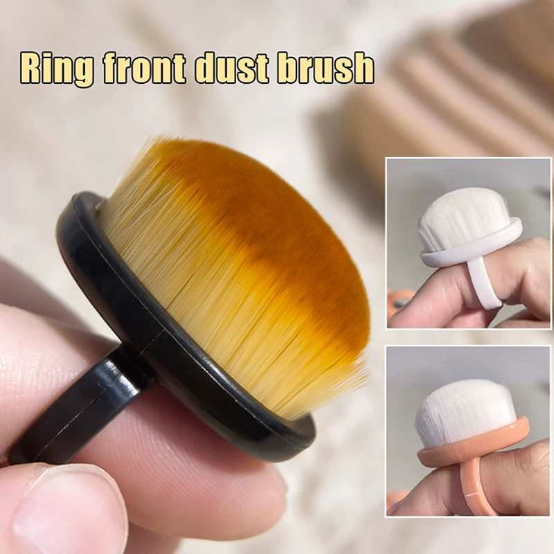 5/10Pcs Ring Nail Brushes Dust Cleaner Manicure Professional Delicate Soft Brush Manicure Art Gel Polish Removal Tool