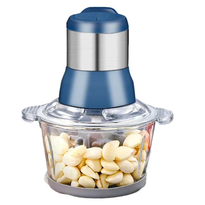 Multfunctional Garlic Peeler Household Electric Meat Grinder Garlic Shredder  Fruit and Vegetable Chopper Kitchen Tool