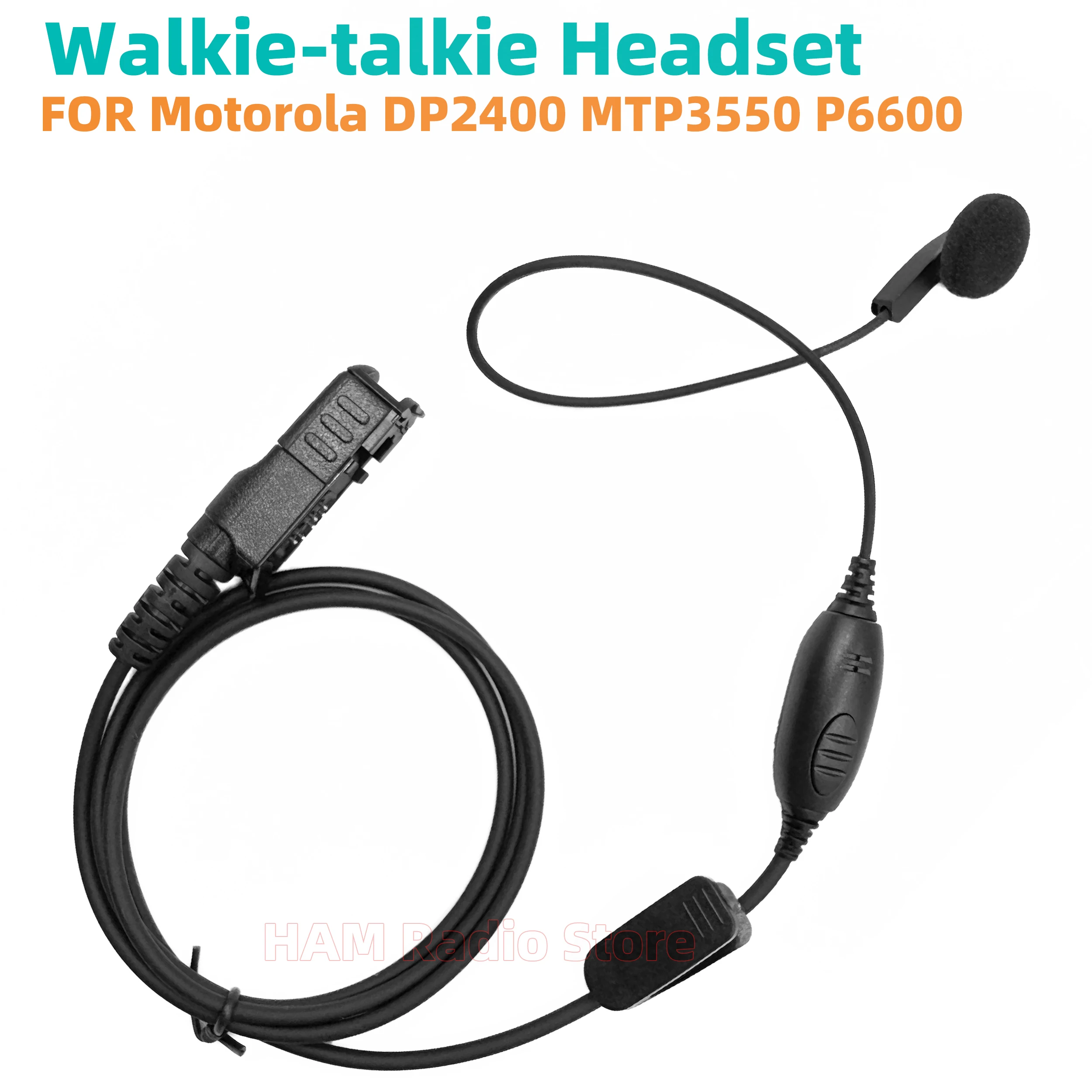 Motorola Radio Earpiece Earbuds Headset Mic for DP2400 DP2600 DEP550  XiR-P6600 E8600 MTP3150 MTP3550 XPR3500 3300 Walkie Talkie