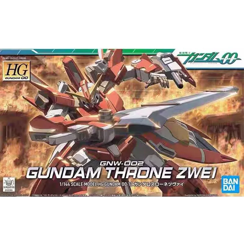 

Bandai HG 12 1/144 До 00 Трон Zwei Seat Angel Gundam No. 2-машинная сборка, набор моделей, перемещение шарнира