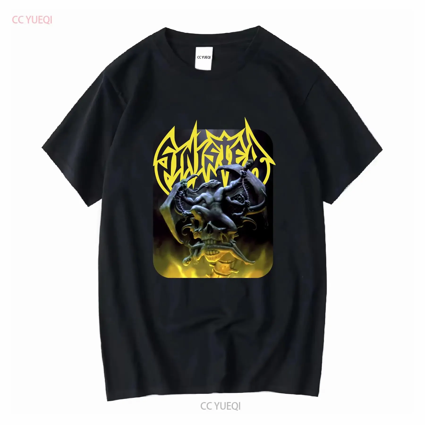 Vintage 1995 SINISTER Hate T Shirt XL Death Metal 90s Cannibal Corpse Entombed long or short sleeves vintage Washed Slightly