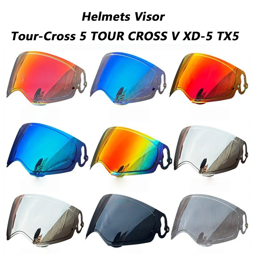 Motorcycle Helmet Shield Uv Protection Casco Moto Visera Sunshield Fit for Arai Tour-Cross 5 TOUR CROSS V TX5 XD-5 Helmet Visor