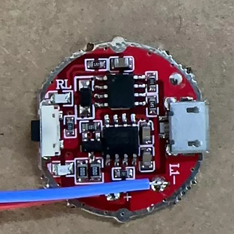 Two - Speed Drive Board Flashlight Drive Accessories Circuit Board Charging Integrated Board Suitable For 10 - Watt Light Beads