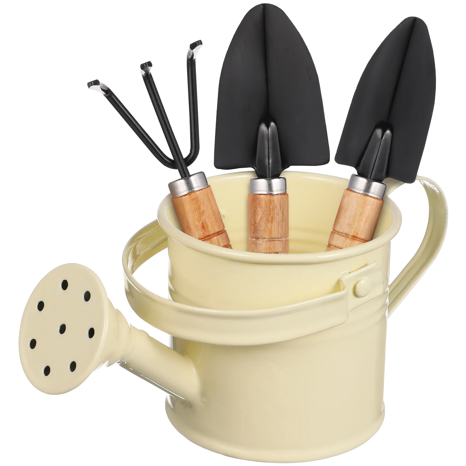 

1Set Watering Can Long Spout Small Metal Watering Bucket Garden Tools for Indoor Outdoor Plants Gardening Essential