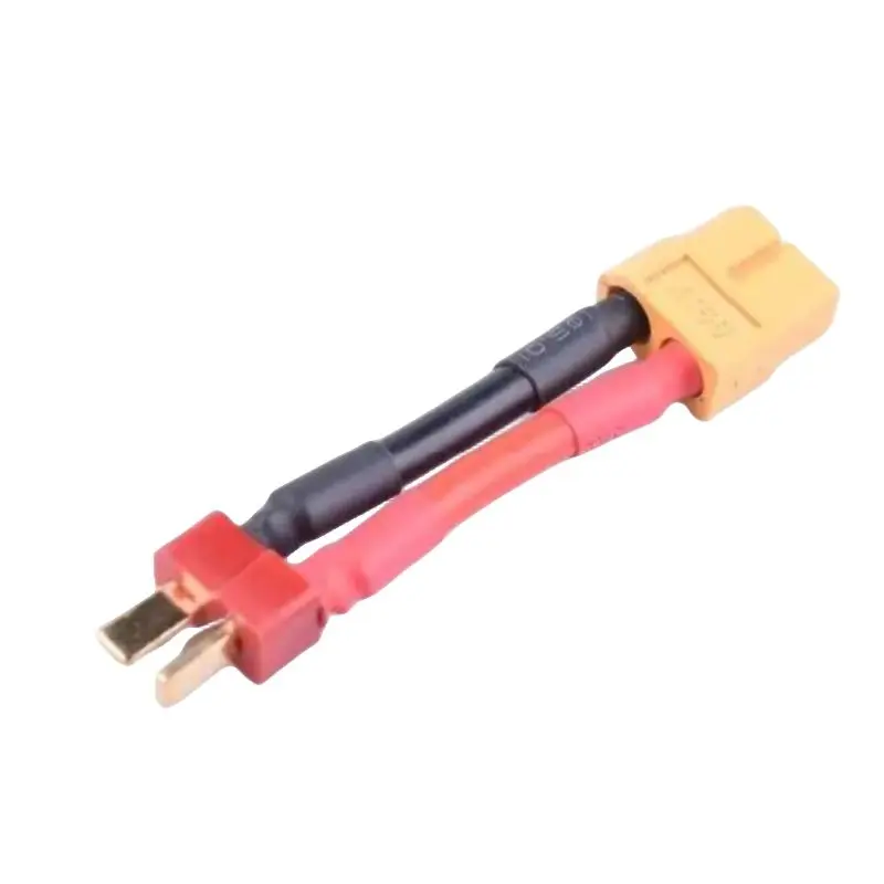 XT60 Female to Deans T-Plug Male Connector Lead Adaptor Wire Cable 14AWG 40mm RC LiPo 2 Pack