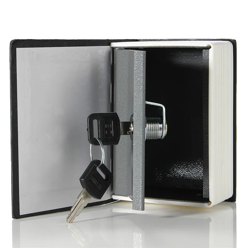 Book Safe Key Lock Type Four Famous Chinese Novels Book Hidden Safe Safe Metal Steel Classic Books Money Box Coin Bank