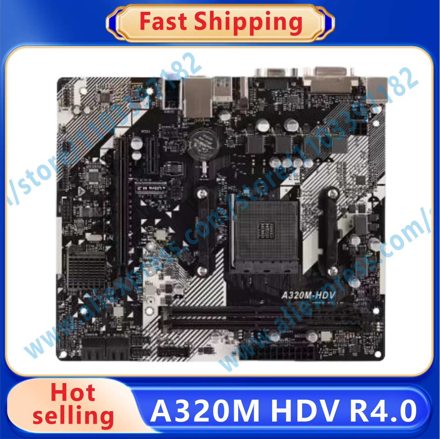 A320M HDV R4.0 Motherboard A320 A320M AM4 DDR4 32GB M.2 PCI-E 3.0 USB3.1 VGA Micro ATX