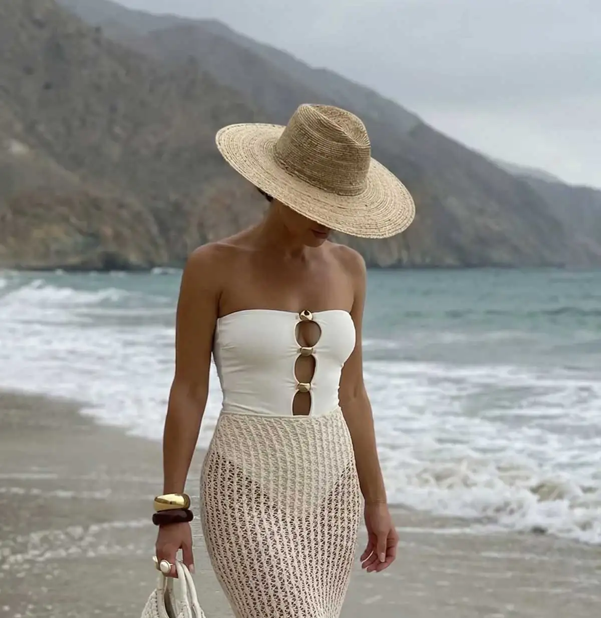 Palmblatt-Strohhut, Fedora-Jazz-Hut für Damen und Herren, Sonnenhut mit flachem Oberteil, mexikanischer Sommer-Strand-Urlaubshut, шляпа женская