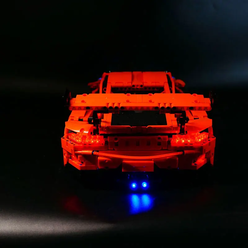Kit de luz LED para LEGO 42056 Technical 20001 GT3 RS, lámpara de supercoche, juguete DIY (no incluye bloques de construcción, Kits de ladrillos, modelo)