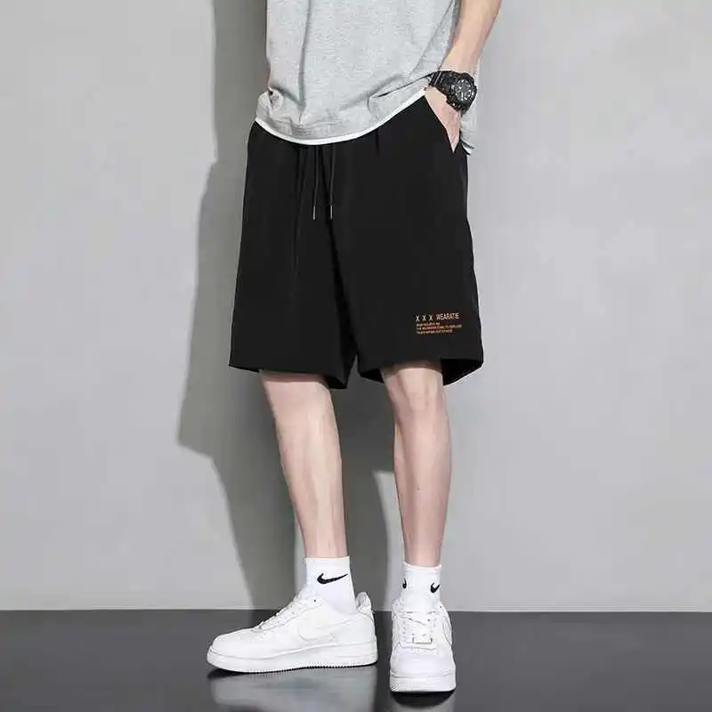 

Ice Silk Men's orts Summer Thin Loose Large Size Qui Dry Baskeall Pants Casual Sportswear Outdoor orts