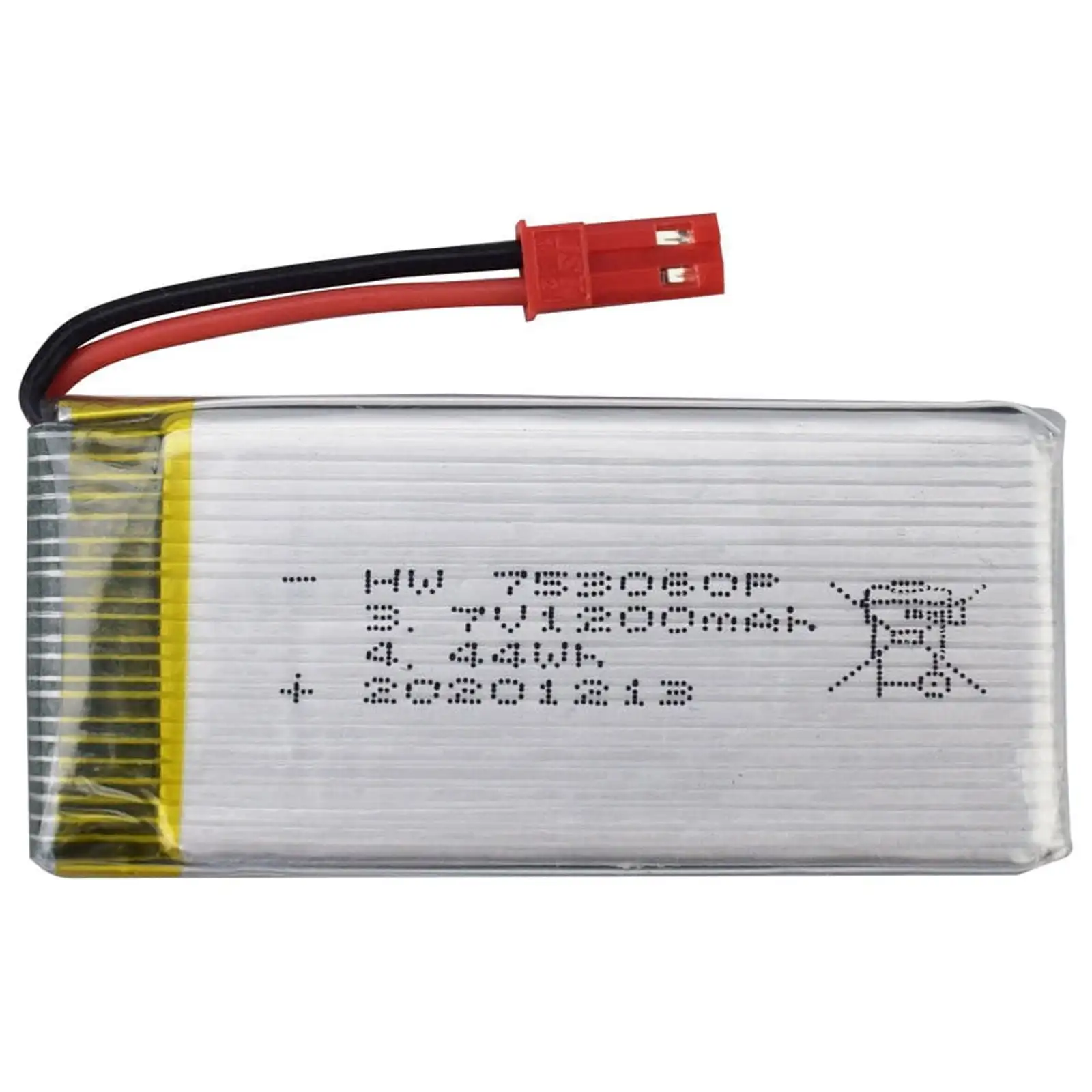803063 753060 3.7V 1200mAh LiPo Battery for Snaptain SP650 Drone SP650 Aerial Photography Quadcopter Replacement Spare Parts