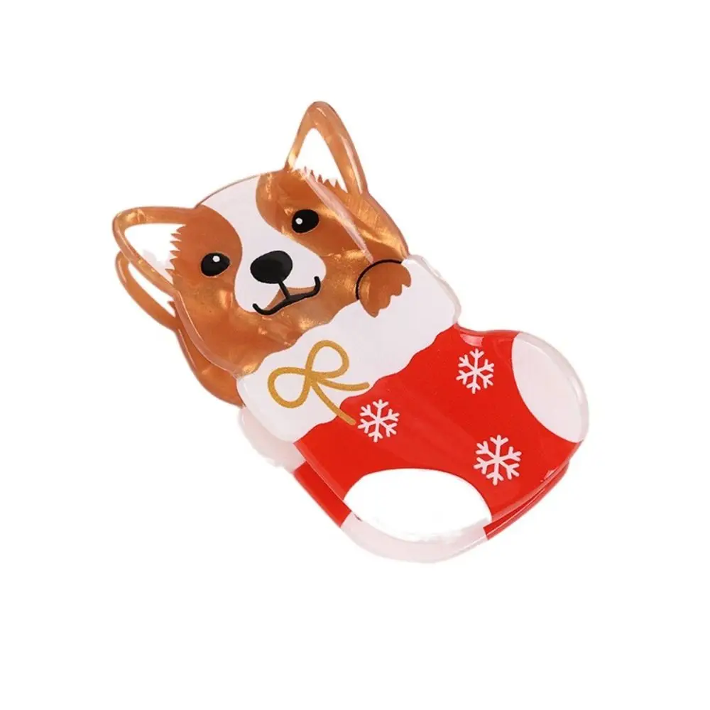 

Щенок, собака, коготь для волос, мультяшная рождественская шляпа, заколка для волос, заколка для волос в виде кошки, зажим для волос, праздничный головной убор, рождественский зажим в виде лося и акулы