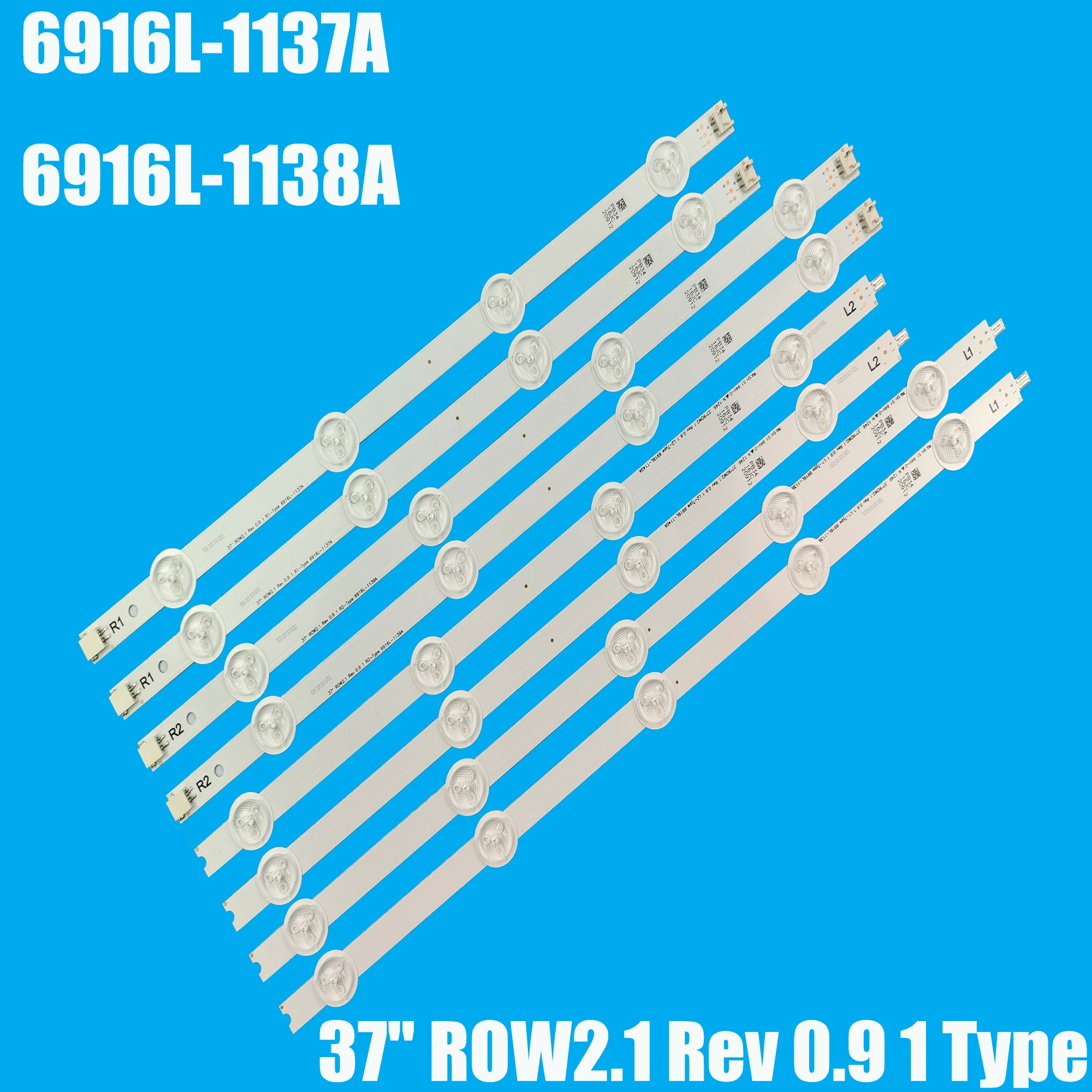 

LED backlight strips For 37LN5403 37LN540B 37LN541U 37LA613V 37LA615V LATWT370R 6916L-1138A 6916L-1137A 6916L-1139A 6916L-1140A