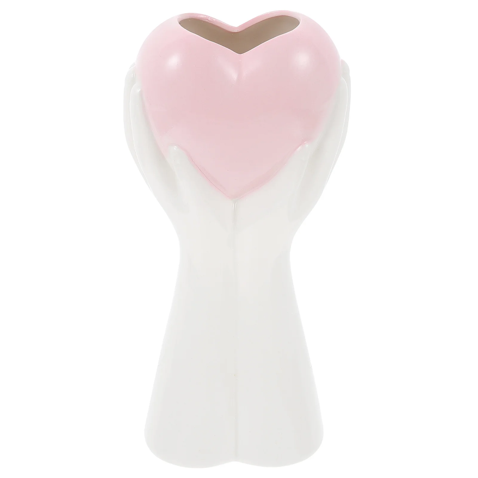 

Hand Shaped Ceramic Flower Vase Artistic Table Decoration Modern Desktop Vase for Flower Arrangement Home Decor