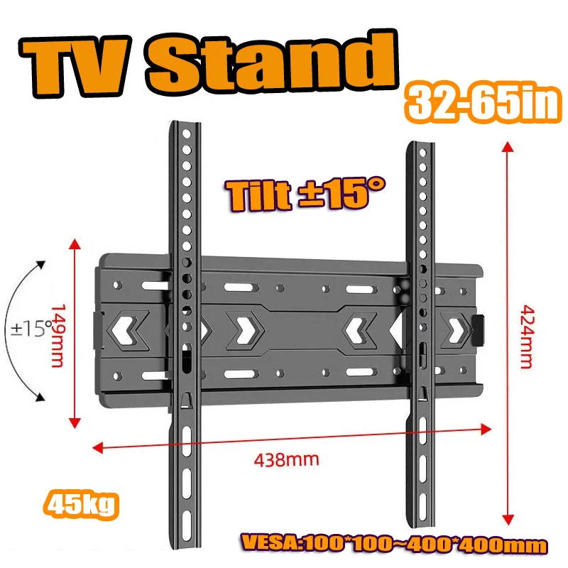 Fixed TV Wall Mount for Most 32-65