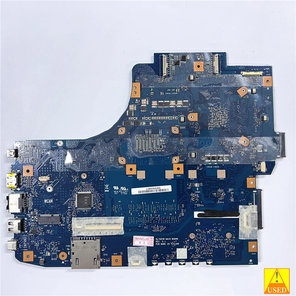 I5-6300 GTX960M V2G 90NB0BX0-R00010 motherboard Für Asus GL752VW Laptop motherboard Mainboard