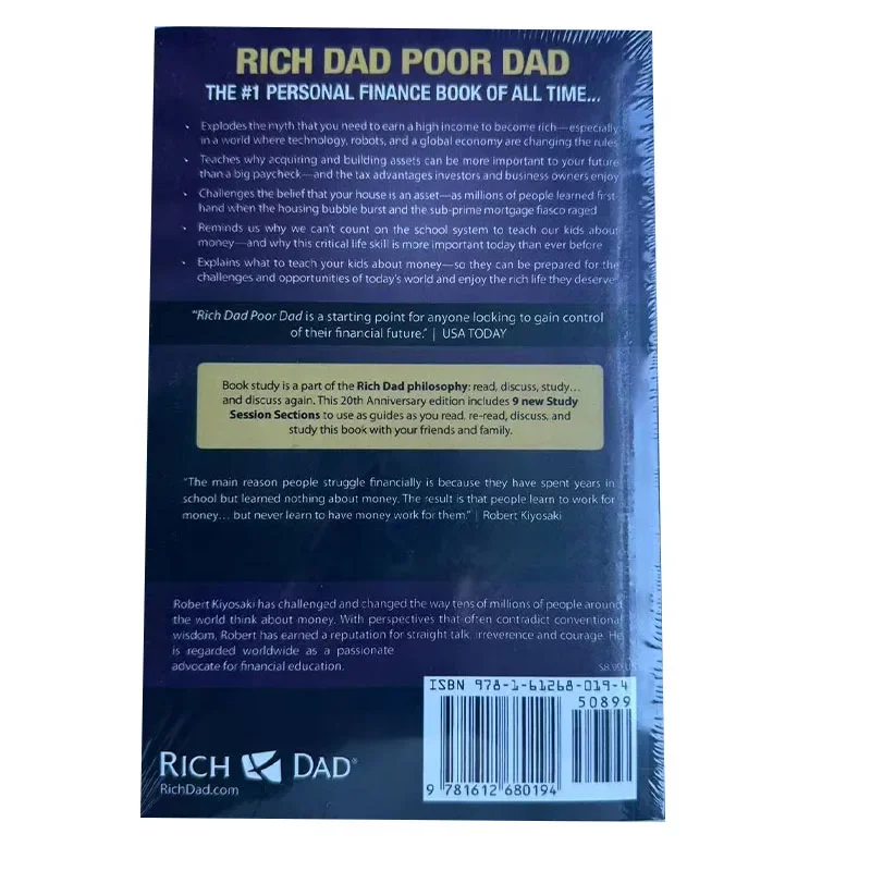 Rich Dad Poor Dad by Robert T. Kiyosaki: What the Rich Teach Their Kids About Money That the Poor and Middle Class Do Not