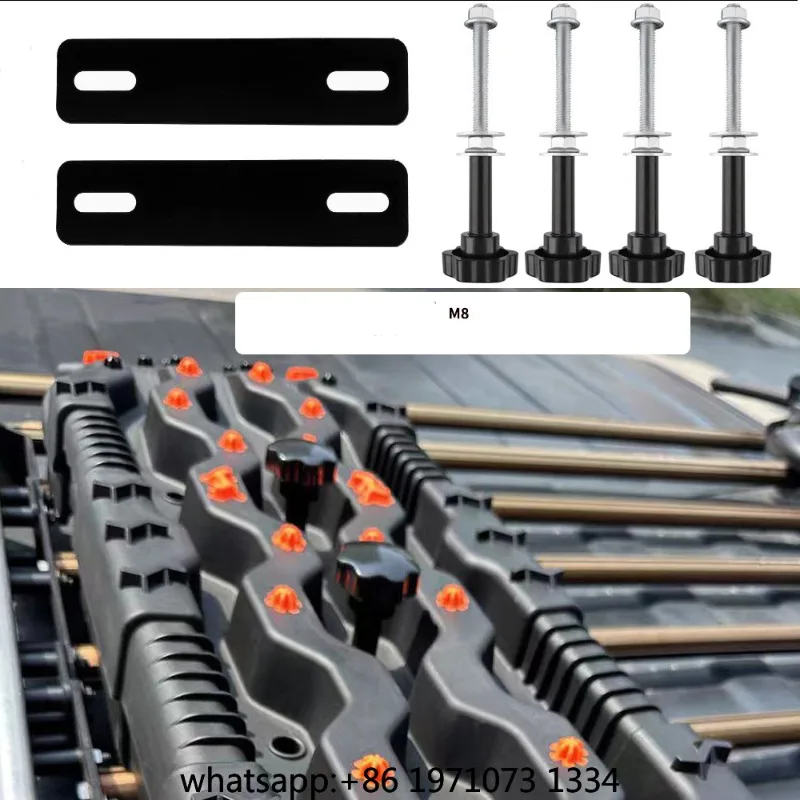 4X Universal Traction Board Kit Easy-to-Install Safety Recovery Board Mount for Off-Road Vehicles