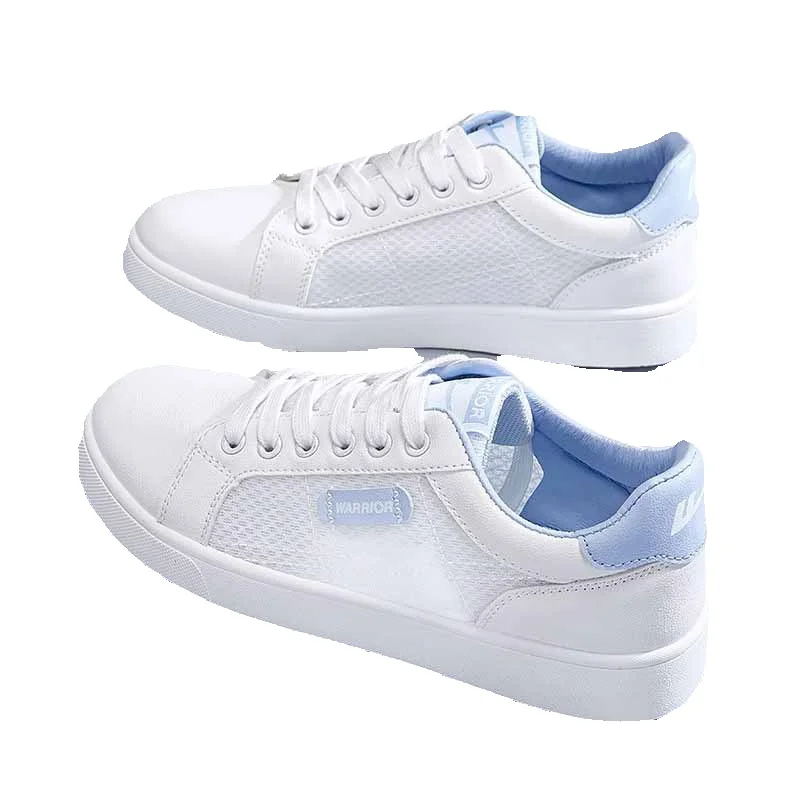 Baskets de skate blanches pour femme confortables et décontractées_voghion.com
