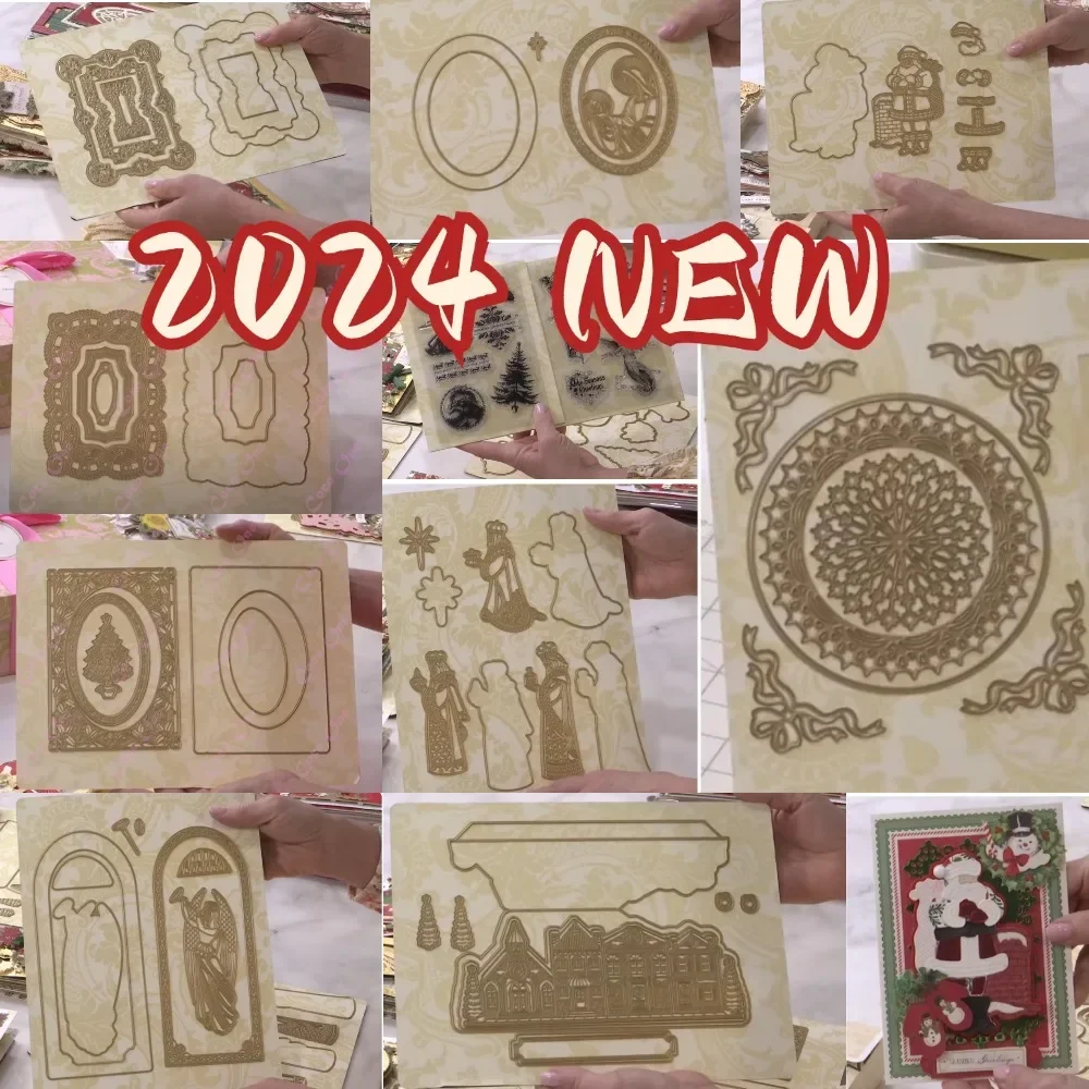 

Shoes Books Metal Cutting Frame Dies 2024 New Templates DIY Scrapbooking Paper Making Crafts Cuts