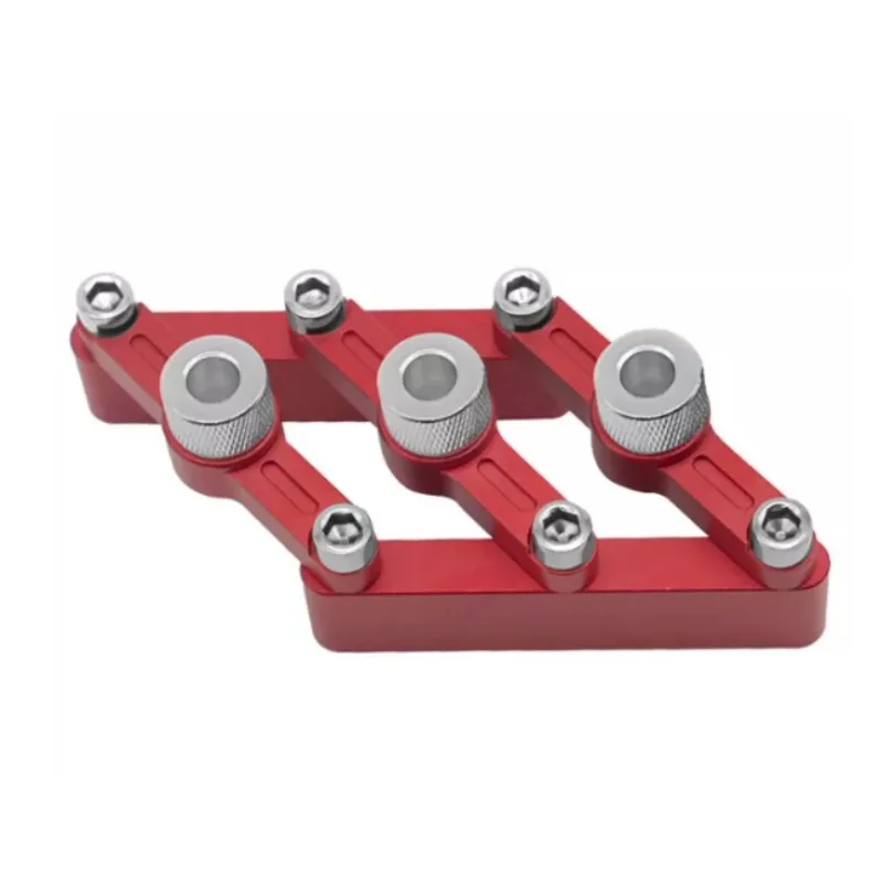 3-In-1 Wooden Pin Hole Opener, Adjustable 90-degree Straight Hole Positioner, Woodworking Drilling Positioning Tooling