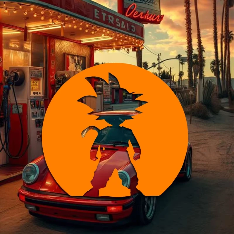 Goku Stickers, Creative & Fashion Decal for cartoon Lover, High Quality Sticker for Cars Trucks Motorcycles & Laptops!