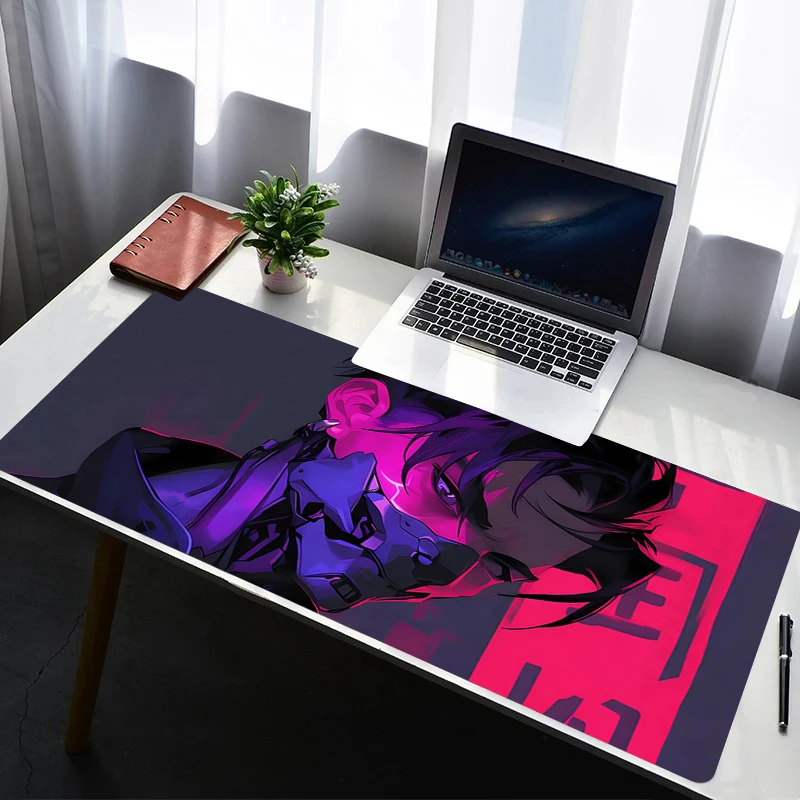 Mouse Pad PC Non Slip HD Rubber Mousepad Laptop Gamer Cabinet Keyboard Pad Office Computer Gaming Devil Oni Mask Desk Mouse Mat