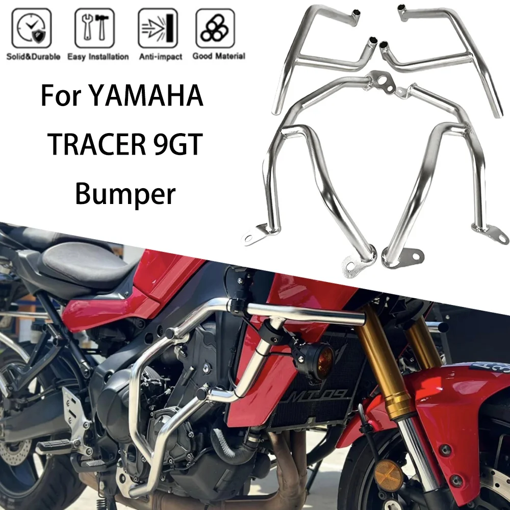 

MTKRACING For YAMAHA TRACER 9GT 2021-2024 Motorcycle bumper engine protection device collision bar body frame protection bar