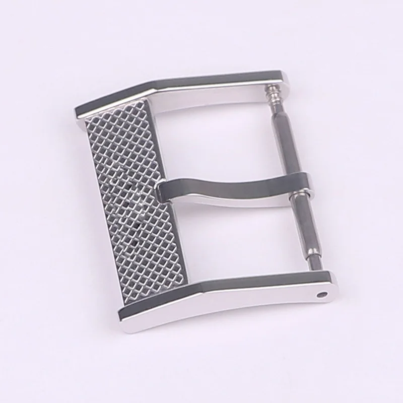 XIANERSHANG New Luxury L-ongines Belt Buckle Silvery 316L Stainless Steel Pin Buckle 20MM Top Original Clasp Watch Accessories