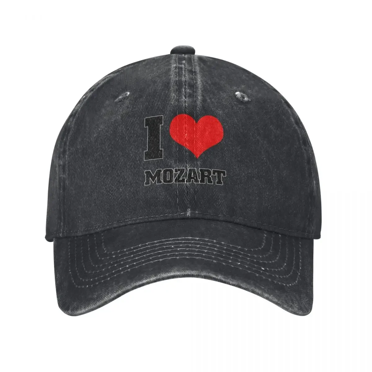 I love MOZART Baseball Cap summer hat Luxury Brand Big Size Hat Baseball Men Women's