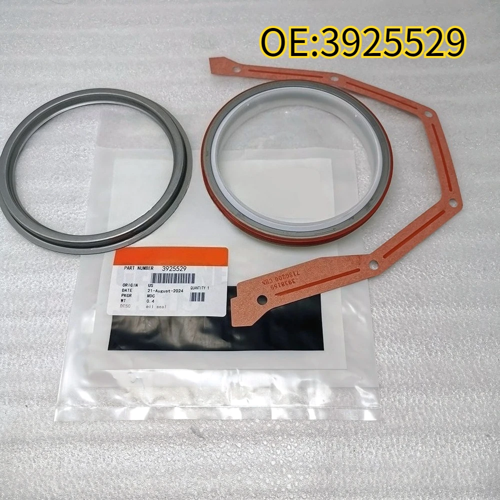 High quality New For 3925529 Cummins Rear Main Crankshaft Oil Seal & Gasket Kit   For 5.9L 12V 24V New