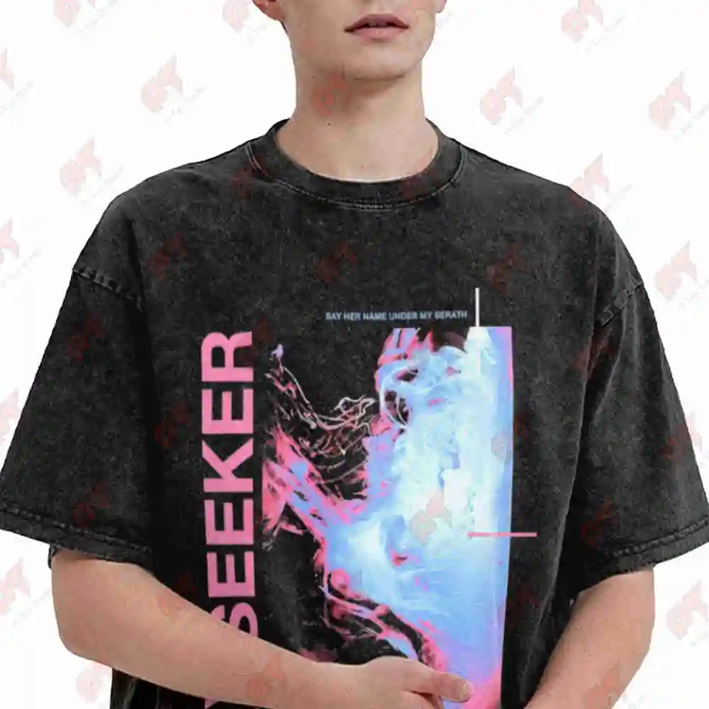 Dayseeker Band Sleeptalk Burial Vintage Washed Tee Pure Cotton T-Shirt