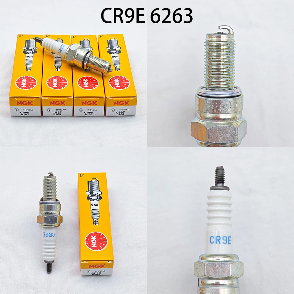 4pcs Original Motorcycle NGK Spark Plug CR6E CR7E CR8E CR9E For Some Models Of CB400 GW250 Hornet FZR XJR Bandit ZRX