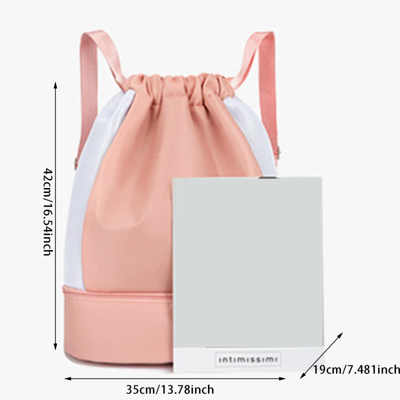 Sac à dos Wstring étanche avec compartiment à chaussures pour hommes et femmes, sacs de sport légers, sacs de sport de fitness, sac de natation de proximité sportive, sac de sport de voyage