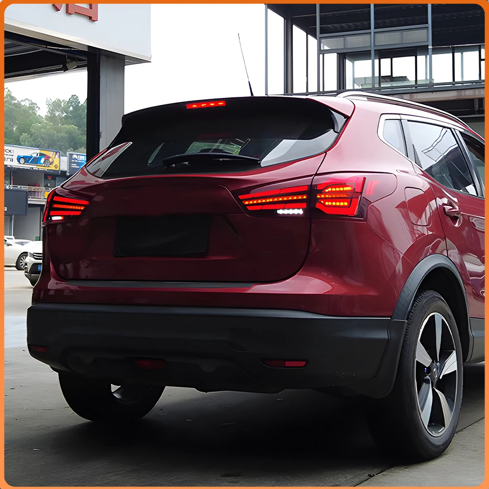 

For Nissan Qashqai 2016-2022 Auto Upgrade LED X3 Style Rear Tail Lights Assembly High Quality Rear Lamps Car Tools Accessories