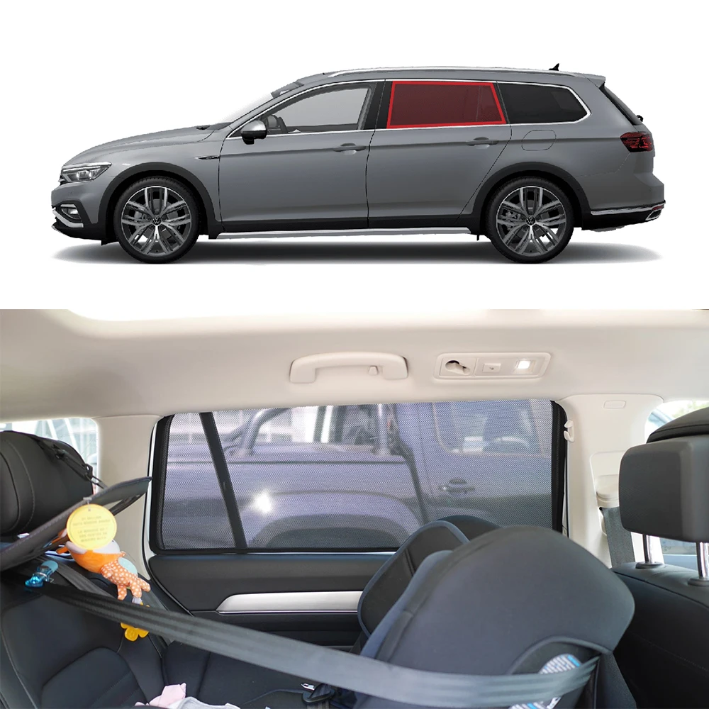 For Volkswagen VW Passat B8 Wagon Variant 2015-2023 Car Magnetic Front Windshield Curtain Rear Side Window Sun Shade Visor