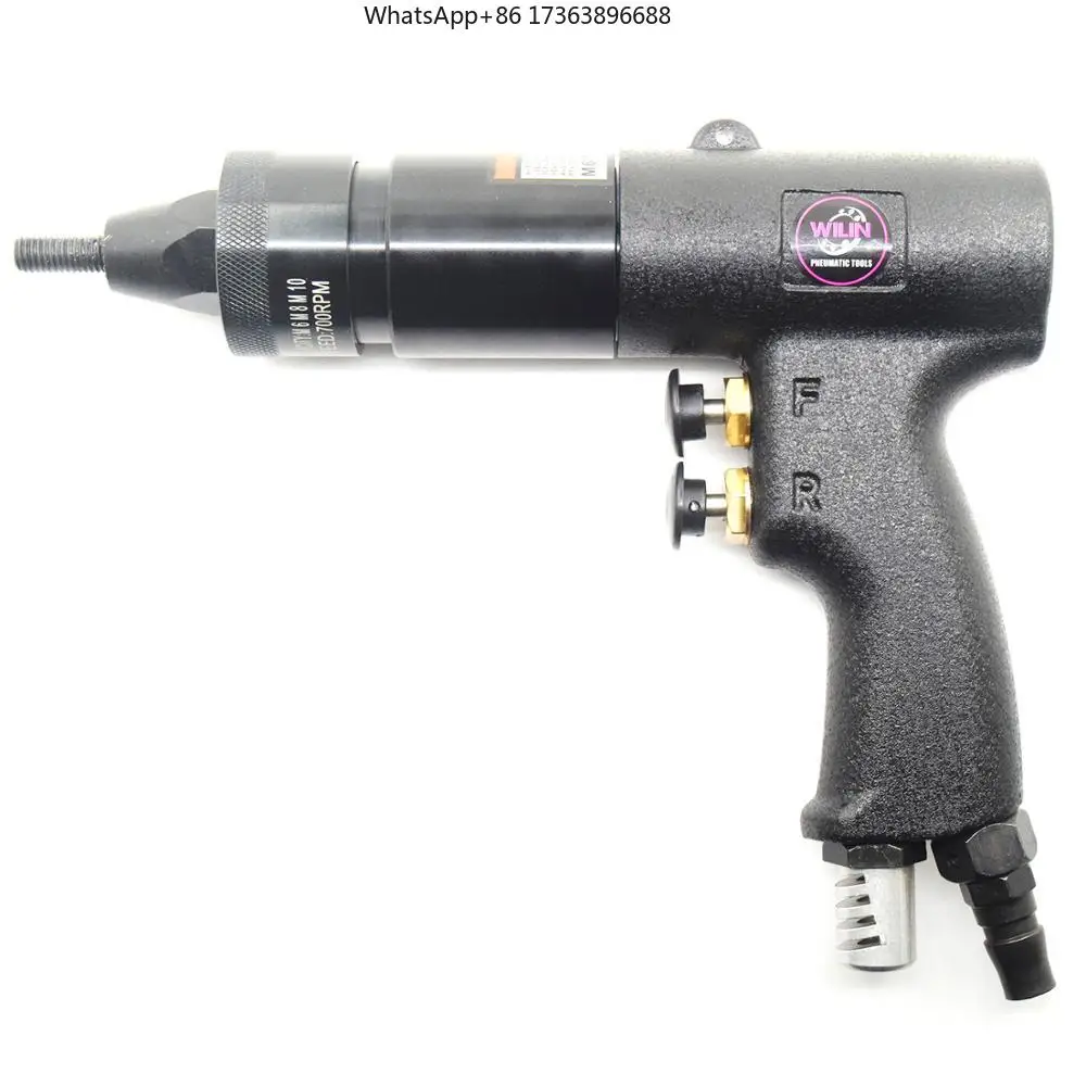 Pneumatic Tools Air Pull Set Nut Automatic Air Riveter Nut  Tools M3 M4 M5 M6 M8 M10 mm 1/4 Aluminum Rivet Nuts