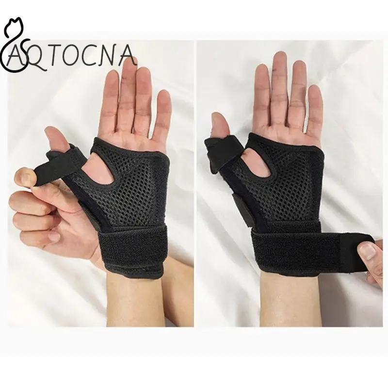 1PCS Flexible Splint Wrist Thumb Support Brace For Tendonitis Arthritis Breathable Thumb Protector Guard Fits Left Hand