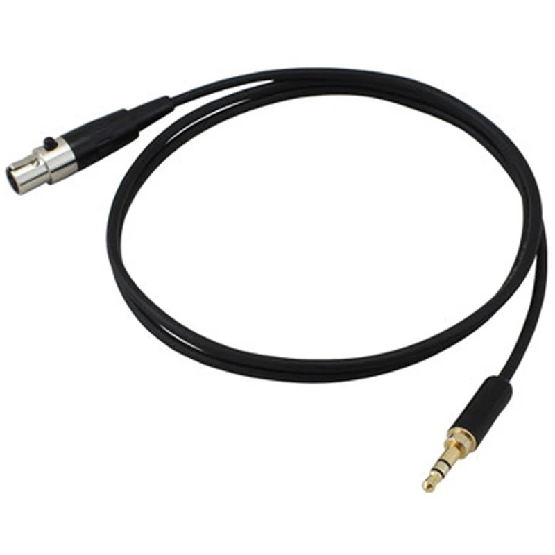 Hfes 1 pçs 3.5mm jack cotovelo fone de ouvido carro aux cabo extensão áudio & 1 pçs 3.5mm jack para 3pin mini xlr fêmea 0.3m