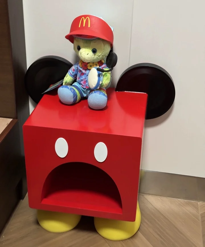 

[VIP] Микки Маус для хранения чайного столика, украшение из смолы, фигурка, креативная прикроватная тумбочка, коллекция игрушек, модель, украшение комнаты