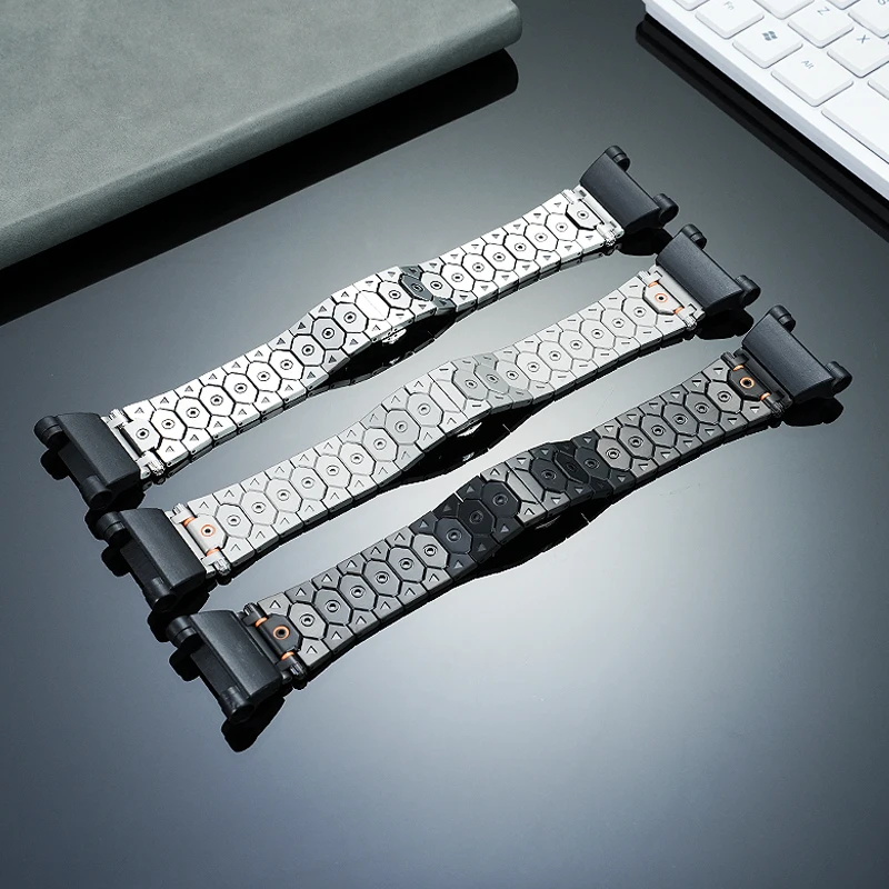 

Suitable for CASIO sixth generation frogman 3445 modified GWF-D1000 solid stainless steel watch chain, high-quality watch strap