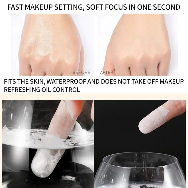 بودرة فاخرة مكونة من 6 ألوان، كريم أساس للوجه للنساء، زجاجة مسحوق الموز، بودرة سائبة أصلية للتحكم في الزيت، أدوات فنية للمكياج التجميلية #3