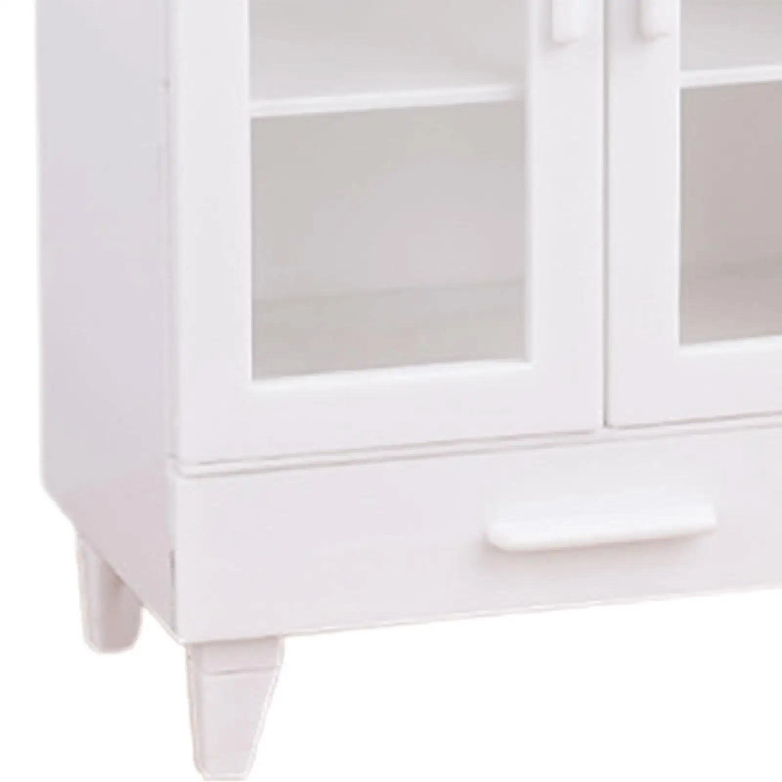 Dollshouse Cupboards Mini Storage Hutch 1:12 Scale Model Display Shelf Mini Cupboards Dollhouse Furnitures Dollhouse Decoration