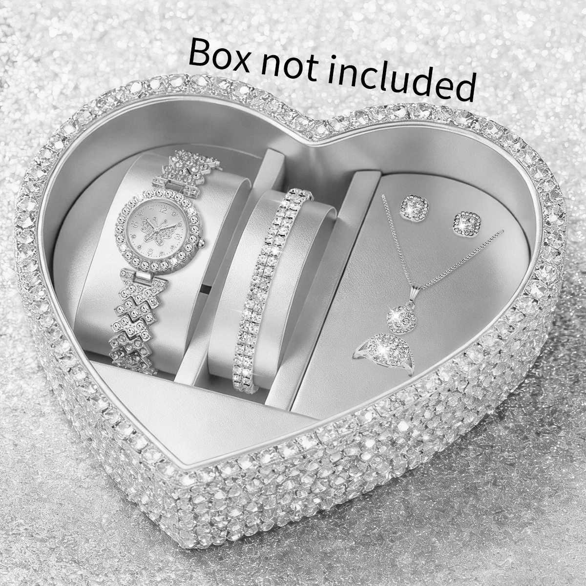 6PCS/Set Elegant  Women Rhines - Jewelry Watches For Ladies review and price