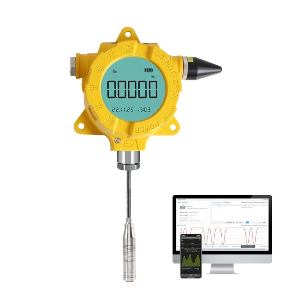 

Remote Control LoRa 4G Wireless Fuel Water Storage Liquid Tank Level Sensor