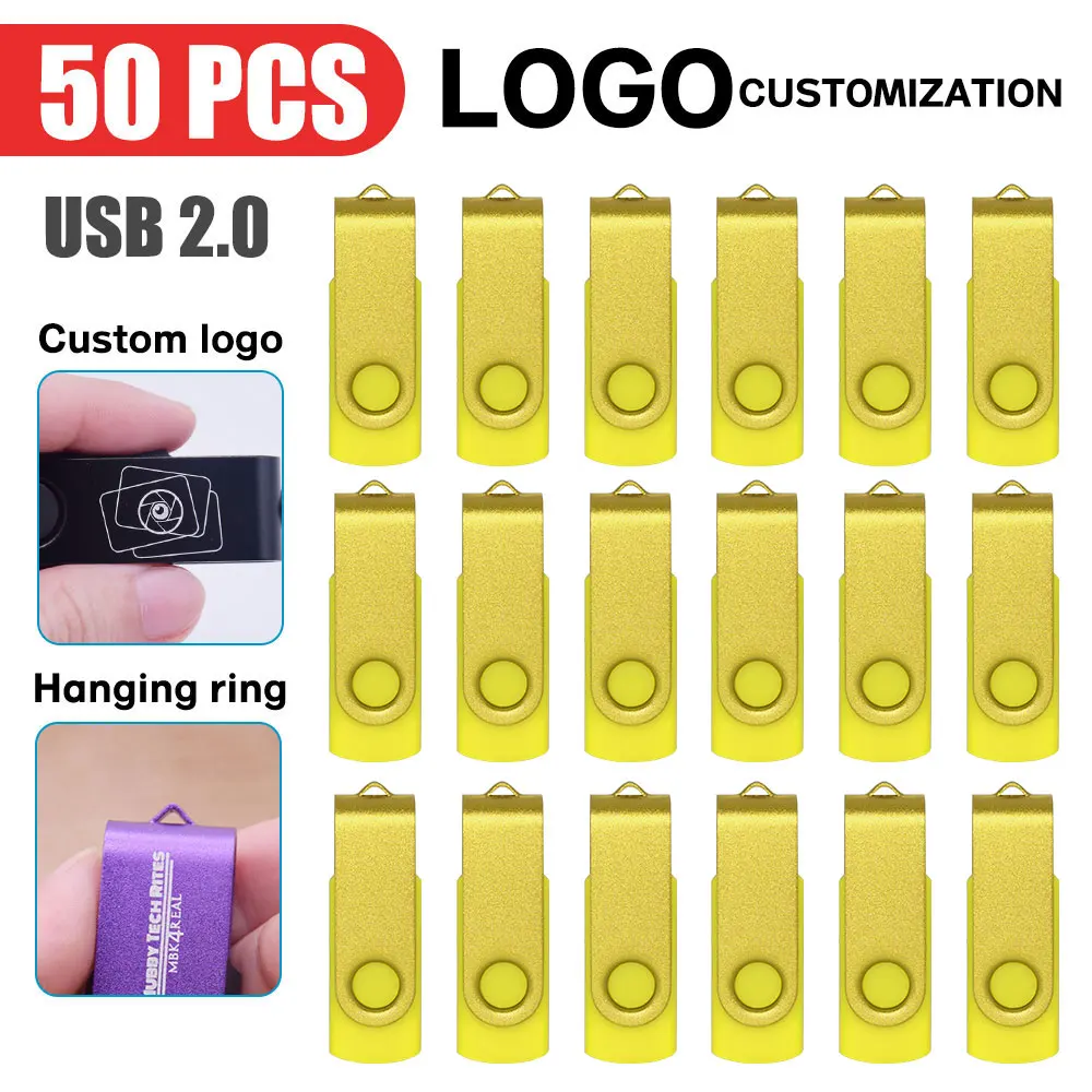 10/50/100 Stuks USB 2.0 Flash Drive Pendrive 1GB 2GB 4GB Pen Drive 8GB 16GB Geheugenstick 32GB USB Stick 64GB Flash 128MB Cadeau