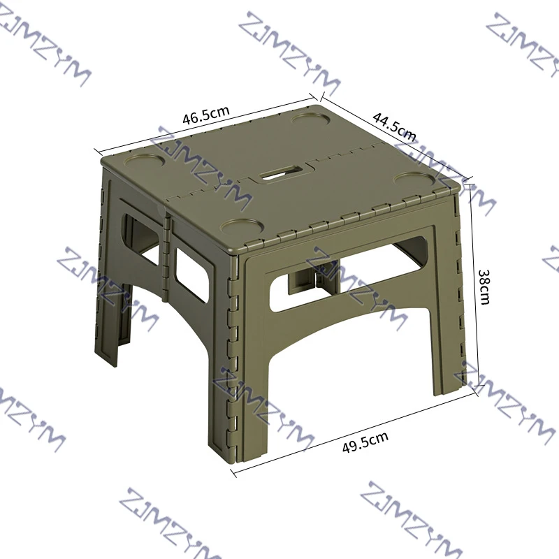 Mesa plegable portátil para exteriores, juego de mesa de plástico para acampar, mesa Simple, suministros de equipo de Picnic