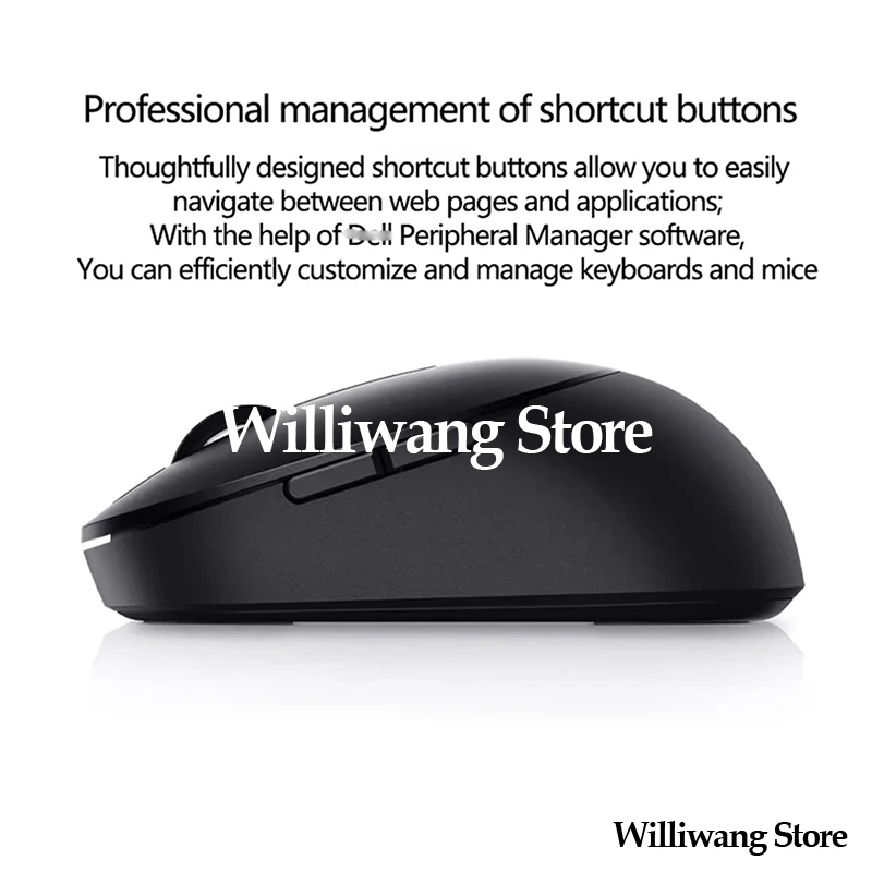 Original MS5120W Wireless Bluetooth Mouse Notebook Universal Office MS5320W Dual mode Bluetooth Notebook Desktop Computer Mouse