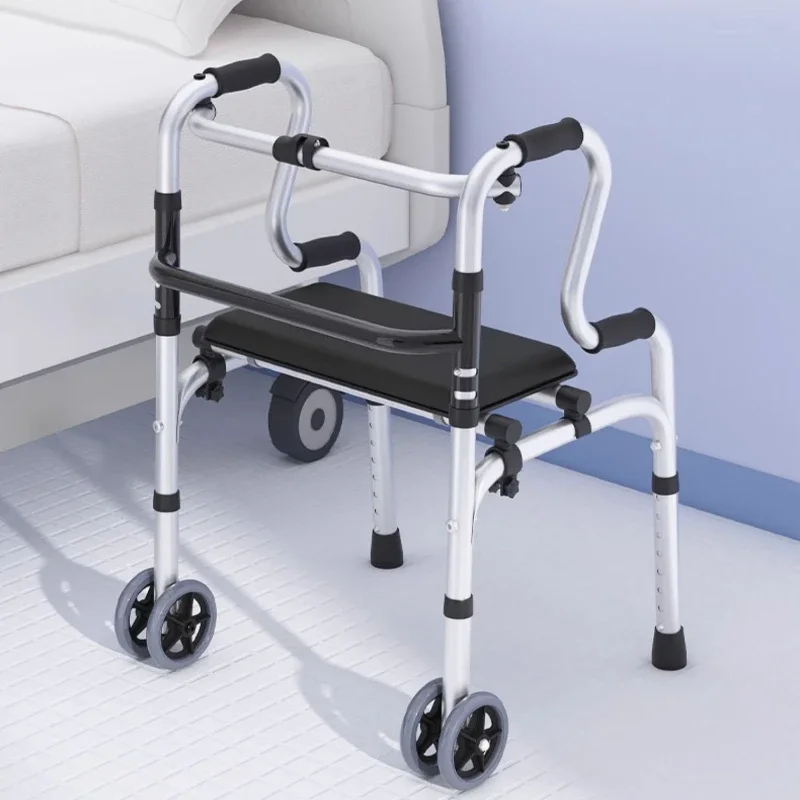 

Versatile Walking Aid for Elderly with Multi-Functional Support Features Stable and Secure Walking Assistance for Seniors